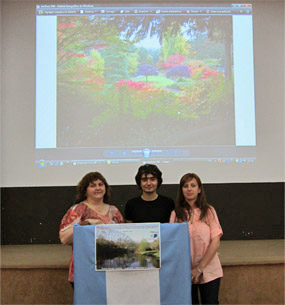 Professors Leda, Mitja and Paola :: ADNTIIC 2011 :: Huerta Grande - Valle de Punilla, Córdoba - Argentina